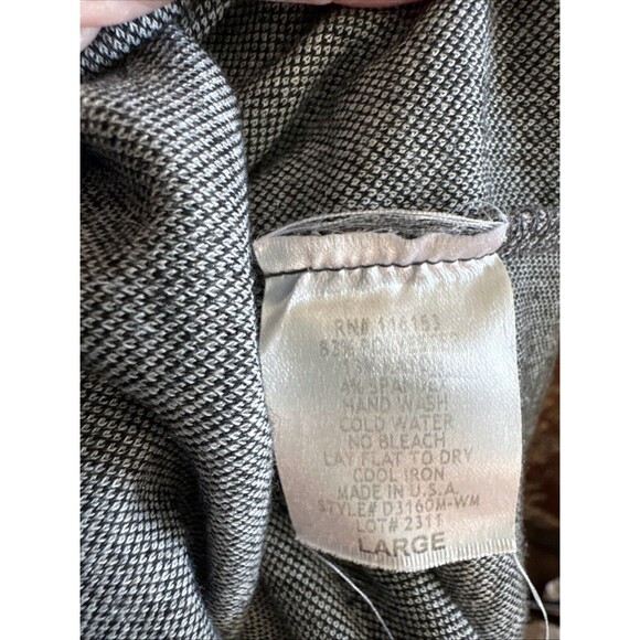 Thyme & Honey Women’s L Houndstooth Pattern With Black & Red Stripes Down Sleeve - Picture 10 of 11